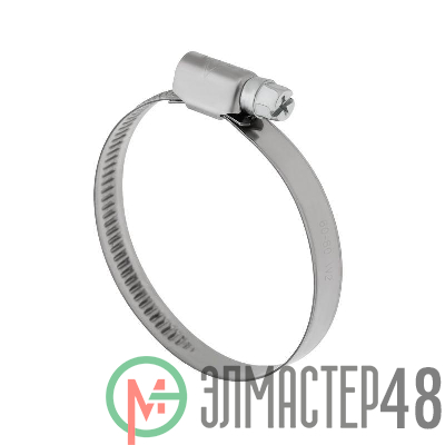 Хомут червячный 60-80/9-0.6мм нержавеющая сталь W2 (уп.25шт) Rexant 07-0760
