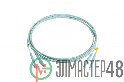 Патч-корд FC-D2-503-LC/PR-LC/PR-H-3M-LSZH-AQ волоконно-оптический (шнур) MM50/125(OM3) LC-LC duplex 10G/40G LSZH 3м Hyperline 34455