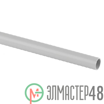 Труба гладкая ПВХ жесткая d20мм сер. (дл.3м) Эра Б0020105
