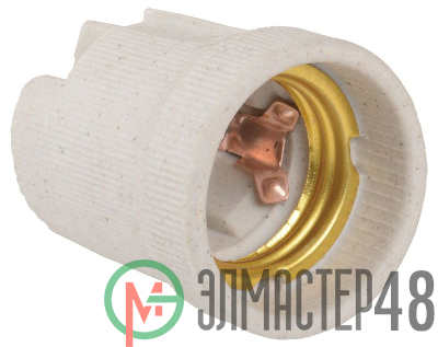 Патрон электрич. E27 Пкр27-04-К43 подвесной керамич. (с этикет.) ИЭК EPC10-04-01-K01