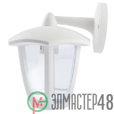 Светильник светодиодный садово-парковый ДБУ 07-8-006 Дели 3 8Вт 3000К IP44 настенный 6 гранный бел. Эра Б0064238