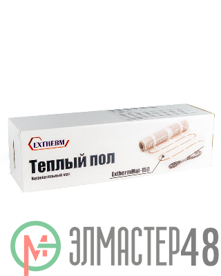 Комплект "Теплый пол" (мат) двухжил. 150Вт/кв.м ExthermMat 750Вт 10х0.5м 5кв.м ExthermMat 150-750-5.0