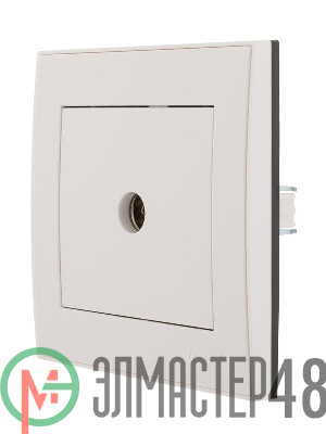 Розетка телевизионная проходная TV СП Rain бел. LEZARD 703-0202-129