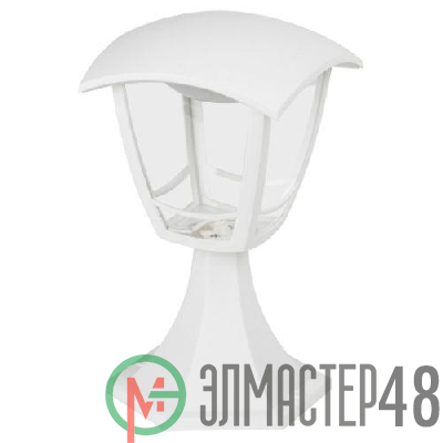 Светильник светодиодный садово-парковый ДТУ 07-8-001 Валенсия 8Вт 3000К IP44 4 гранный напольный бел. Эра Б0064284