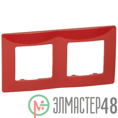 Рамка 2-м Etika красн. Leg 672532