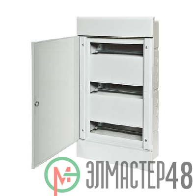 Щиток СП Тусо 36мод. с непрозрач. двер. 547х299х103мм Рувинил 68136Б