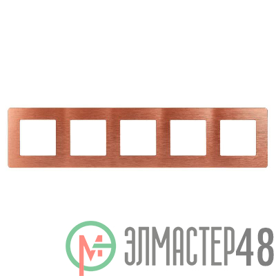 Рамка 5-м 12-5105-14 сатин медь Эра Б0052547