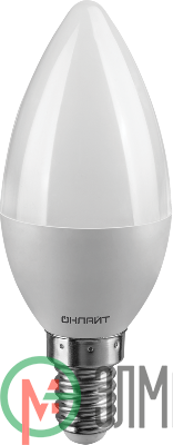 Лампа светодиодная 71 629 OLL-C37-6-230-4K-E14-FR 6Вт свеча 4000К бел. E14 470лм 176-264В ОНЛАЙТ 71629