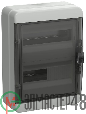 Корпус пластиковый КМПн-24 IP65 черн. прозр. дверь TEKFOR IEK TF5-KP72-N-24-65-K03-K02