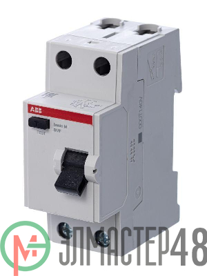 Выключатель диф. тока 2п 63А 30мА тип AC Basic M BMF41263 ABB 2CSF602041R1630