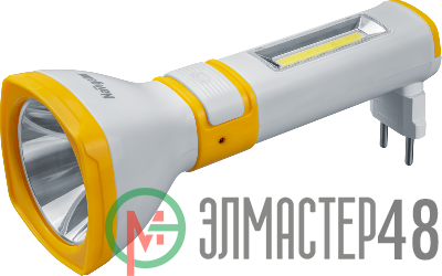 Фонарь 93 861 NPT-CP26-ACCU 1LED 2Вт+1COB 2Вт lead-acid 0.7А.ч пластик. NAVIGATOR 93861