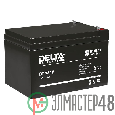 Аккумулятор 12В 12А.ч. Delta DT 1212