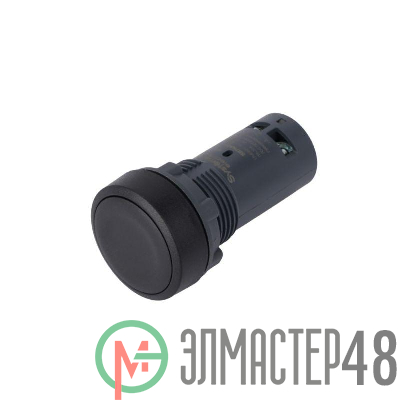 Кнопка моноблочная SB7 22мм с возвратом пластик 2НО IP65 черн. SE SB7NA23
