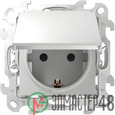 Механизм розетки 2К+З IP44 Push&Go Simon24 бел. 2420448-030