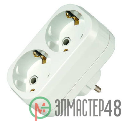 Разветвитель 2-м с заземл. Makel 10031