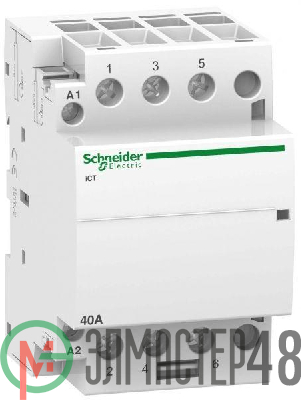 Контактор мод. iСТ Acti9 40А 3п 3НО 230/240В SchE A9C20843
