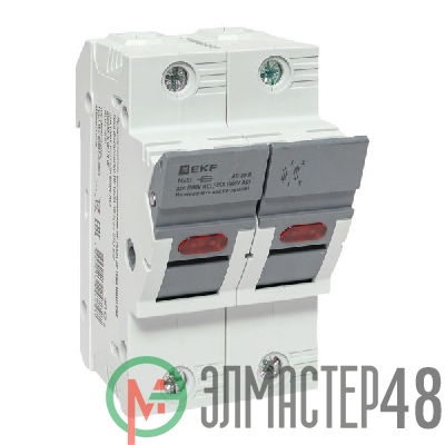 Предохранитель-разъединитель DF 14х51 2п (тип ПВЦ) EKF df142-e