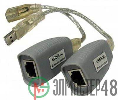 Удлинитель USB 1.1 интерфейса для клавиатуры и мыши по кабелю витой пары (кат.5/5E/6) до 100м USB звуковые платы и т.д. до 70м TA-U1/1+RA-U1/1 OSNOVO 1000634344