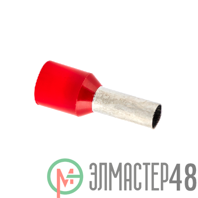 Наконечник штыревой втулочный изол. НШвИ 10.0-12 (уп.50шт) EKF nhvi-10.0-12