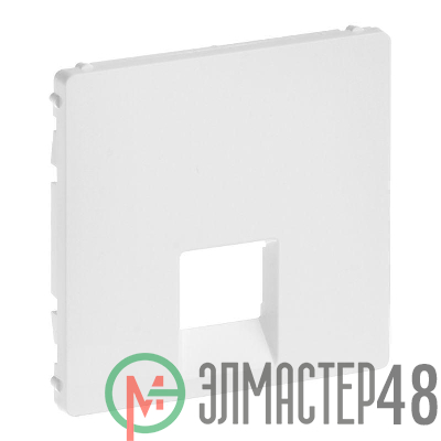 Панель лицевая Valena Life для 1-м телефонных/информационных розеток бел. Leg 755410