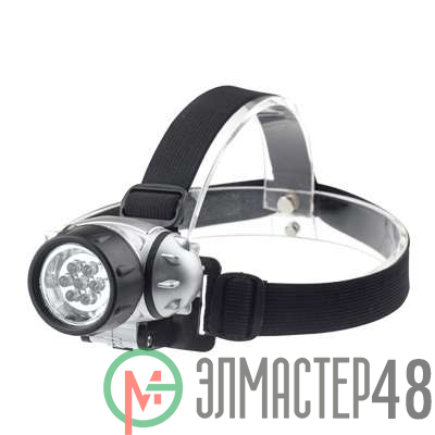 Фонарь налобный HL 04M 7LED 3ААА 4 реж. метал. IN HOME 4690612031804