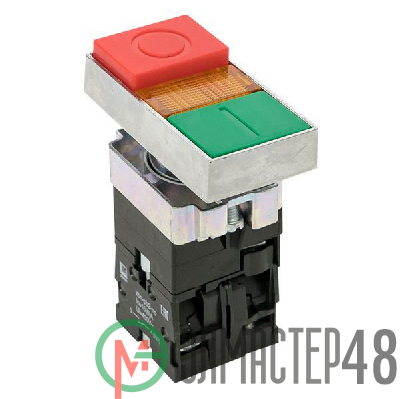Кнопка  LAY5-BW8465 "I-O" прямоугольная 230В NO+NC PROxima EKF pbn-bw8465