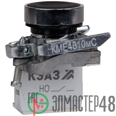 Кнопка КМЕ4522м-красный-2но+2нз-цилиндр-IP54 КЭАЗ 293182