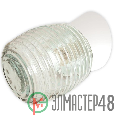Светильник НББ 64-60-080 "Бочонок" d120 1х60Вт E27 IP20 корпус наклонный бел. Элетех 1005100109