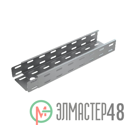 Лоток листовой перфорированный 200х50 L3000 сталь 0.7мм LP50х200х0.7 "БЫСТРЫЙ МОНТАЖ" КМ LO0608