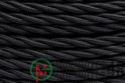 Провод ретро 3х1.5 мат. черн. (уп.50м) Bironi B1-434-73-50