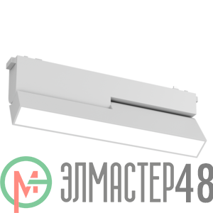 Светильник светодиодный Opal/R L122 для магнитной системы Galakti 230х26х80 12Вт 3000К CRI>90 трековый линейный бел. VARTON V1-R0-07159-91L57-2001230
