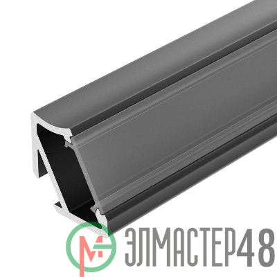 Профиль ALM-V60-2020 ANOD Black L2020 алюм. Arlight 026694(1)