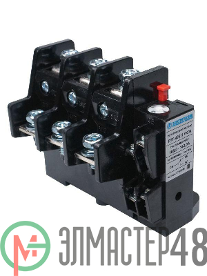 Реле электротепловое токовое РТТ-426 П УХЛ4 125А 106.0-143.0А 660В/50Гц 1з+1р ручной возврат IP00 Электротехник ET529230