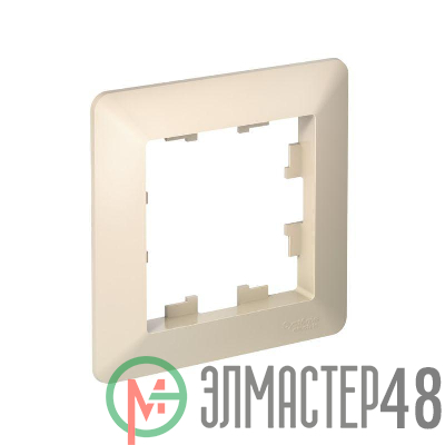 Рамка 1-м AtlasDesign Air беж./дым. бел. SE ATN220201