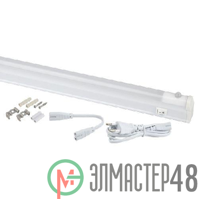Светильник светодиодный LLED-02-12W-4000-MS-W 12Вт 4000K L872мм линейный с датчиком движения Эра Б0019785