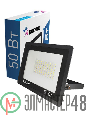 Прожектор 50Вт 4000лм 6500К IP65 Космос K_PR5_LED_50