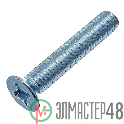 Винт М 4х25х25 DIN 965 потай цинк (уп.12шт) европодвес СТРОЙМЕТИЗ 3090651