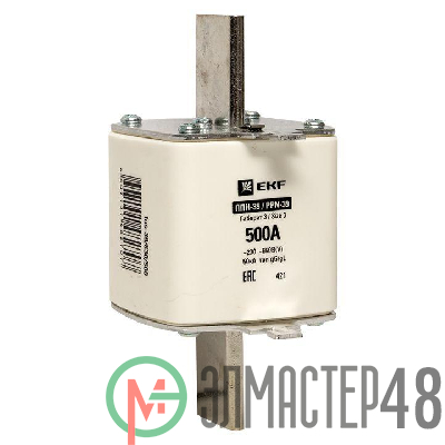 Вставка плавкая ППН-39 630/500А габарит 3 PROxima EKF fus-39/630/500