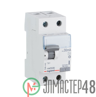 Выключатель диф. тока 2п 25А 30мА тип AC TX3 Leg 403000