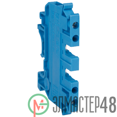 Клемма с четырьмя контактами OptiClip TB 2.5 QUATTRO I BU син. КЭАЗ 258259