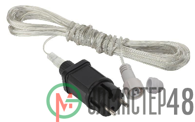 Трансформатор 12Вт IP44 220В-24В для подключения низковольтных гирлянд до 1000LED Эра Б0051904