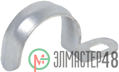 Скоба крепежная однолапковая d48-50мм метал. IEK CMAT10-48-050