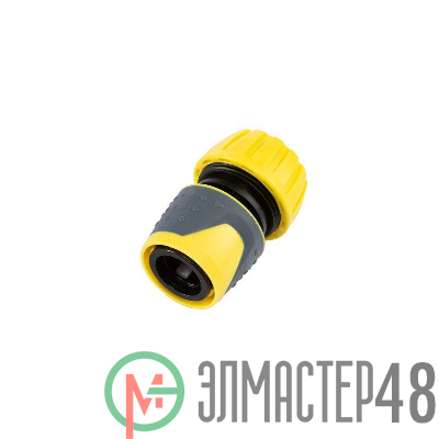 Коннектор для шланга быстросъемный с автостопом 3/4дюйма ЧЕТЫРЕ СЕЗОНА 62-0217