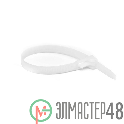 Хомут кабельный 7.6х200 полиамид многоразовый бел. (уп.100шт) DKC 25250SR