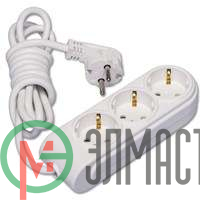 Удлинитель 3х7м с заземл. 16А защ. шторки Makel N3210073
