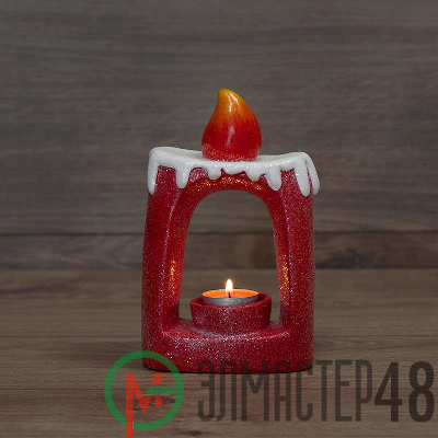 Подсвечник керамический "Свечка" 12.5х6х19.3см NEON-NIGHT 501-074