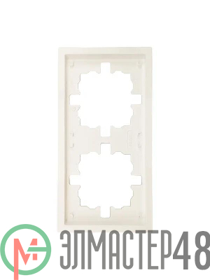 Рамка 2-мест. горизонт. ZIMA слон. кость LEZARD 704-9000-147