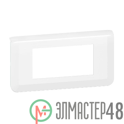 Рамка 4мод. Mosaic бел. Leg 078814L