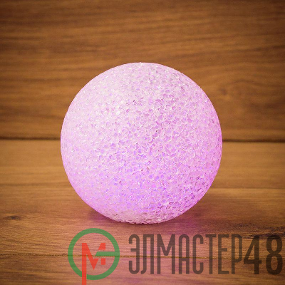 Фигура светодиодная "Снежок" RGB 14см Neon-Night 513-014