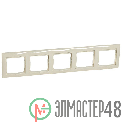 Рамка 5-м Valena горизонт. сл. кость Leg 774355